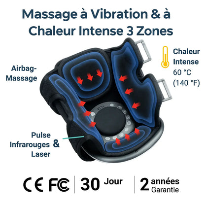 PrimeKnee – Appareil de thérapie et de massage pour le genou