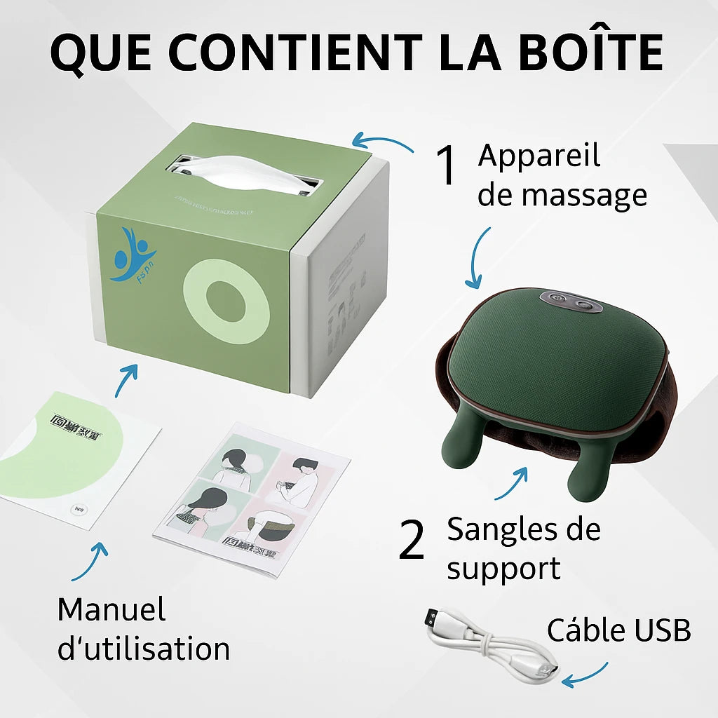 Masseur Portable pour le Cou et le Dos Relaxant