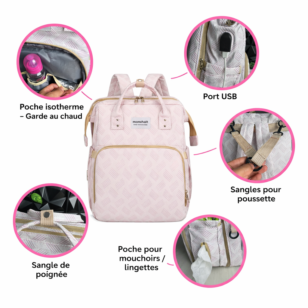 Sac à langer 3-en-1