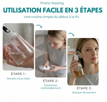 PrimeWaxing™ Irrigateur Auriculaire Électrique